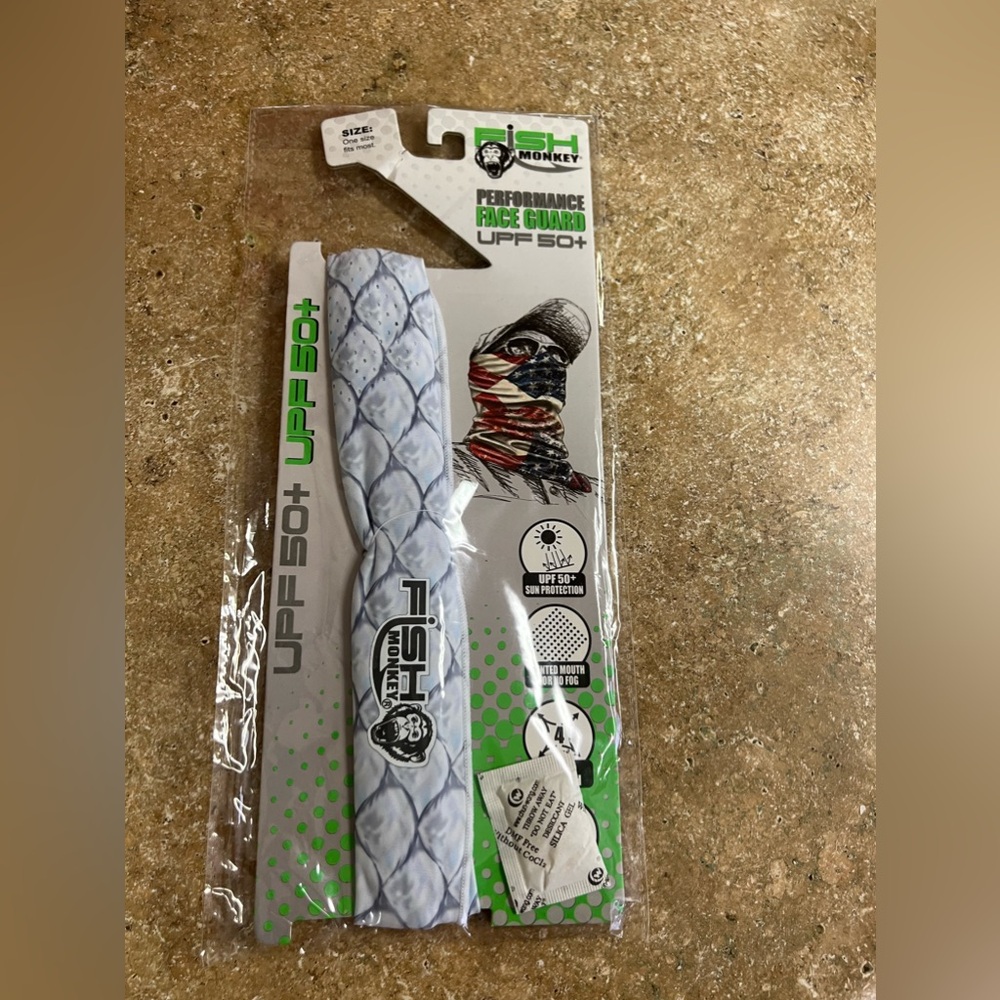 NEW Fish Monkey Performance Face Guard UPF 50+